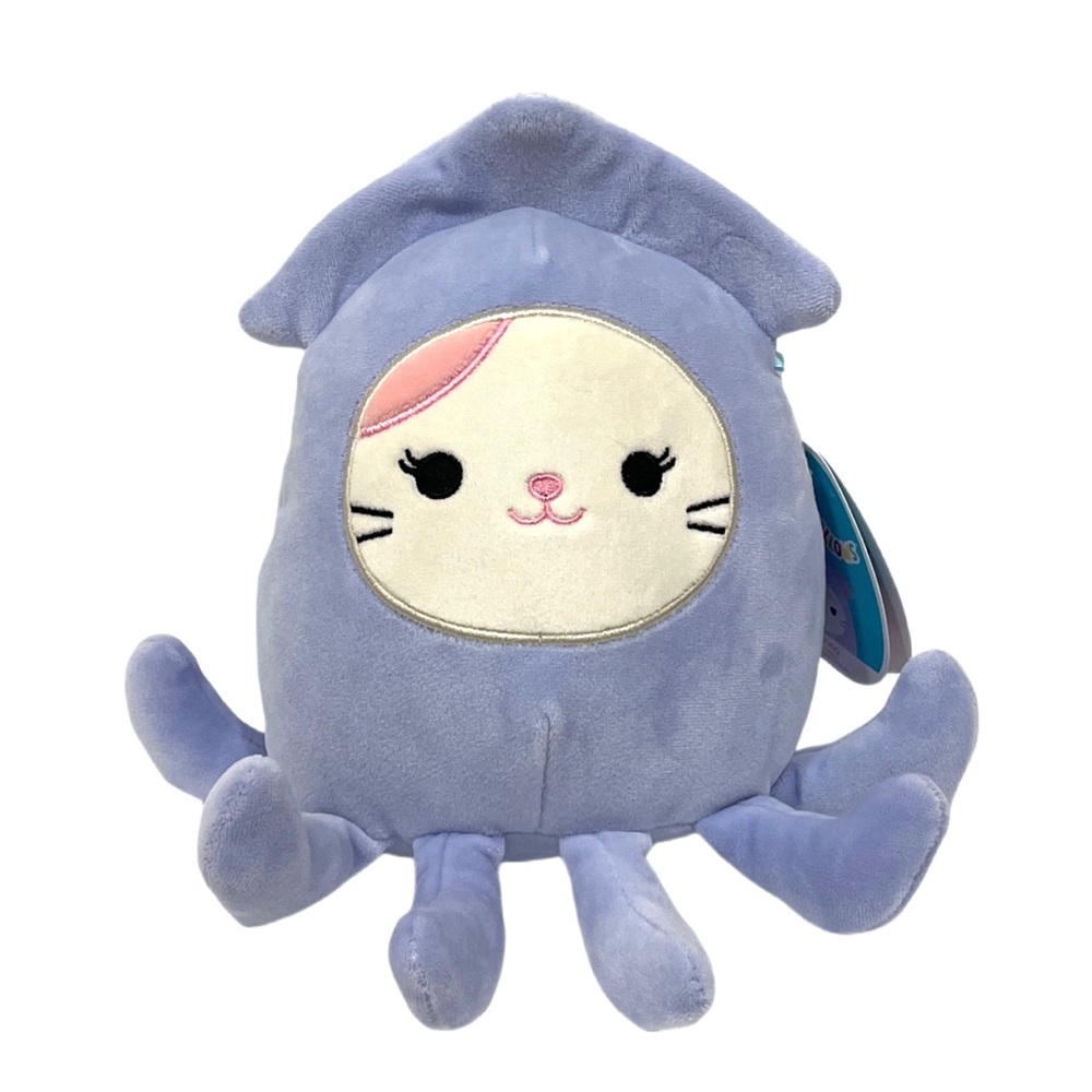 Squishmallows Official Kellytoys 7.5 Inch Karina in Stacy the Squid Costume NWT